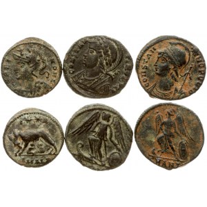 Roman Empire Nummus (307-337) Lot of 3 Coins