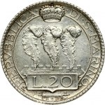 San Marino 20 Lire 1931 R