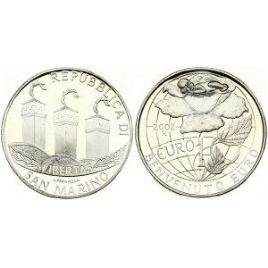 San Marino 10 Euro 2002 Welcome Euro