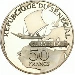 Senegal 50 Francs 1975 25th Anniversary of Eurafrique Program