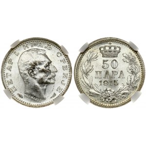 Serbia 50 Para 1915(a) NGC MS 65