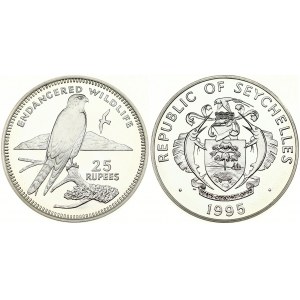 Seychelles 25 Rupees 1995 Kestrel