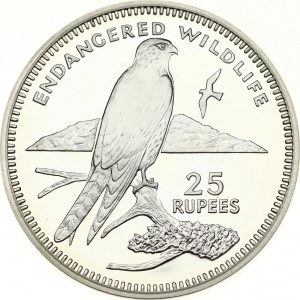 Seychelles 25 Rupees 1995 Kestrel