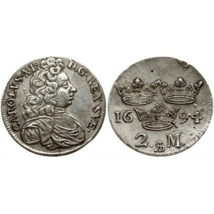 Sweden 2 Mark 1694