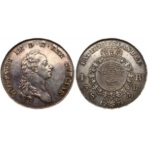 Sweden Riksdaler 1775 OL