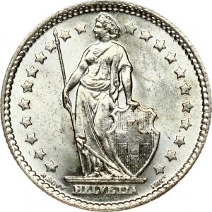 Switzerland 1 Franc 1914 B