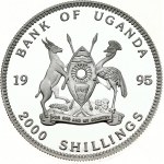 Uganda 2000 Shillings 1995 Year of the Pig