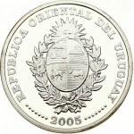 Uruguay 1000 Pesos 2005 XVIII World Soccer Championship