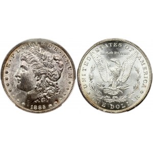 USA 1 Dollar 1885 'Morgan Dollar' Philadelphia PCGS MS 63