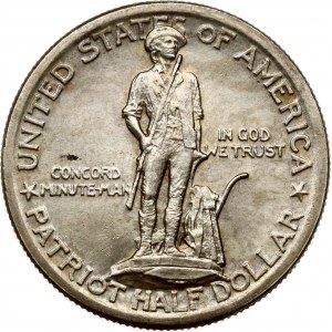 USA 1/2 Dollar 1925 P Lexington-Concord Sesquicentennial
