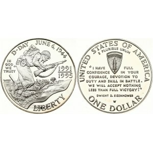 USA 1 Dollar 1995 W World War II