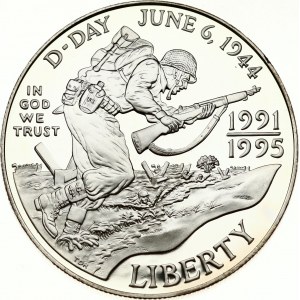 USA 1 Dollar 1995 W World War II