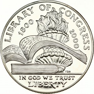 USA 1 Dollar 2000 P Library of Congress