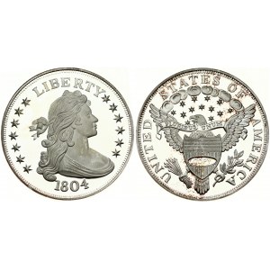USA 1 Dollar 1804/2004 'Draped Bust Dollar' Heraldic eagle COPY