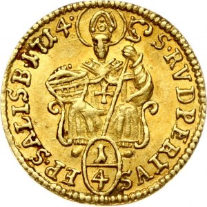 Salzburg 1/4 Ducat 1714