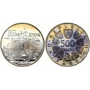 Austria 500 Schilling 1980 1000th Anniversary of Steyr