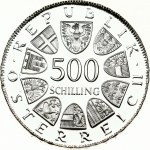 Austria 500 Schilling 1982 80th Anniversary - Birth of Leopold Figl