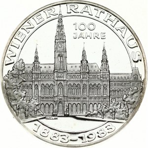 Austria 500 Schilling 1983 Centennial - Vienna City Hall