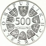 Austria 500 Schilling 1984 Centennial - Death of Fanny Elssler