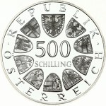 Austria 500 Schilling 1986 250th Anniversary - Birth of Prince Eugene of Savoy