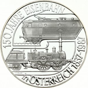 Austria 500 Schilling 1987 150th Anniversary - Austrian Railroad