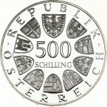 Austria 500 Schilling 1988 St Georgenberg Abbey