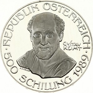 Austria 500 Schilling 1989 Gustav Klimt