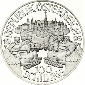 Austria 100 Schilling 1993 Leopold I