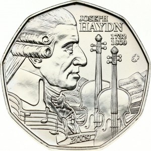 Austria 5 Euro 2009 200th Anniversary of the Death of Joseph Haydn