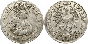 Brandenburg-Prussia 18 Groscher 1684 HS