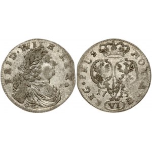 Prussia 6 Groscher 1715 CG/M