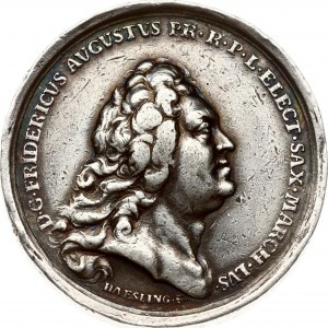Saxony Medal 1733 Friedrich August II (R)