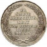 Saxony 1/3 Taler 1854 King's Death