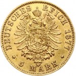 Germany Prussia 5 Mark 1877 C