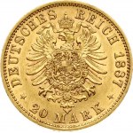 Germany Prussia 20 Mark 1887 A