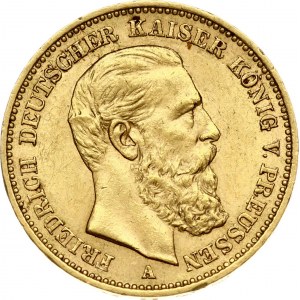 Prussia 20 Mark 1888 A