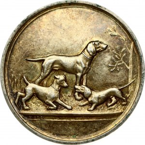 Germany Medal 1898 For Dog Breeding