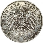 Hessen-Darmstadt 5 Mark 1904 Anniversary of Philipp the Magnanimous