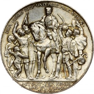 Prussia 3 Mark 1913 Victory over Napoleon