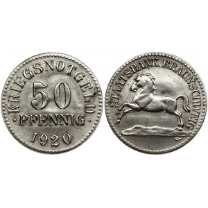 Germany Braunschweig 50 Pfennig 1920