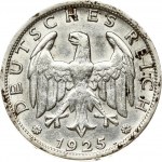 Weimar Republic 1 Reichsmark 1925 J