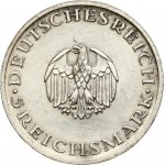 Weimar Republic 5 Reichsmark 1929 A Lessing