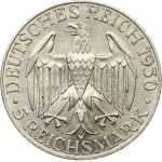 Weimar Republic 5 Reichsmark 1930 F Zeppelin
