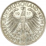Germany 5 Mark 1957 J Joseph von Eichendorff