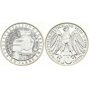 Germany 10 Mark 2001G Federal Constitutional Court