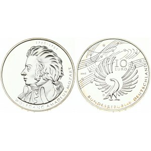 Germany 10 Euro 2006 D Mozart