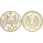 Germany 10 Euro 2013 G Hertz & 10 Euro 2014 J Fahrenheit Scale Lot of 2 Coins