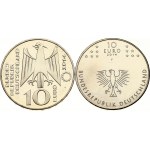 Germany 10 Euro 2014 F Council of Constance & 10 Euro 2014 J Fahrenheit Scale Lot of 2 Coins