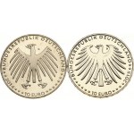 Germany 10 Euro 2014 G Hänsel and Gretel & 10 Euro 2015 D Dornröschen Lot of 2 Coins