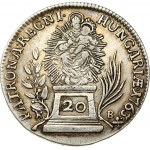 Hungary 20 Krajczar 1763KB